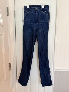 Vintage Rockies Dark Blue Straight-Leg Women's Jeans